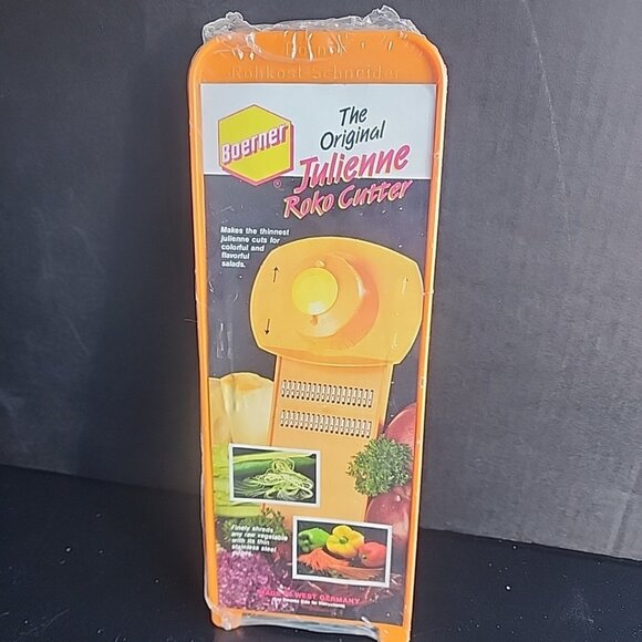 Boerner The Original Julienne Rook Cutter West Germany Vintage 70's Orange - Picture 1 of 7